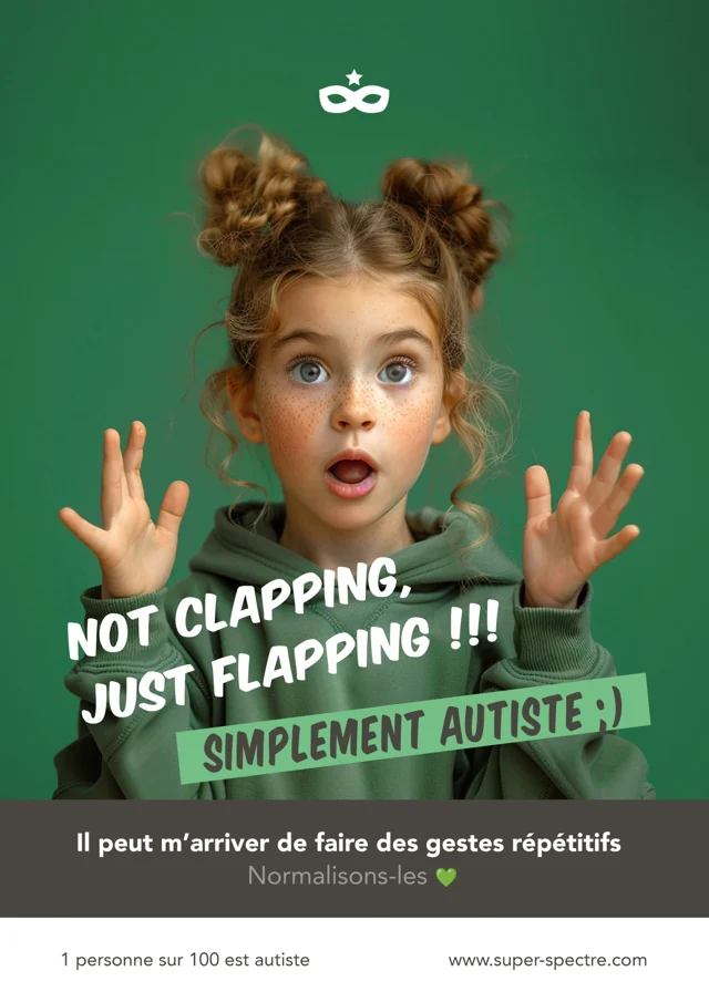 Not clapping, just flapping !!! Il peut m'arriver de faire des gestes répétitifs. Normalisons-les.
