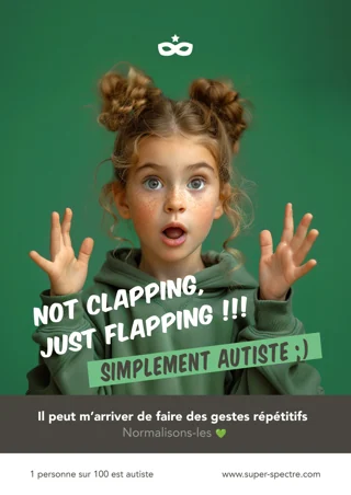 Not clapping, just flapping !!! Il peut m'arriver de faire des gestes répétitifs. Normalisons-les.